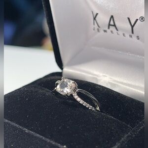 Kay Jewelers White Sapphire Promise/Engagement Ring